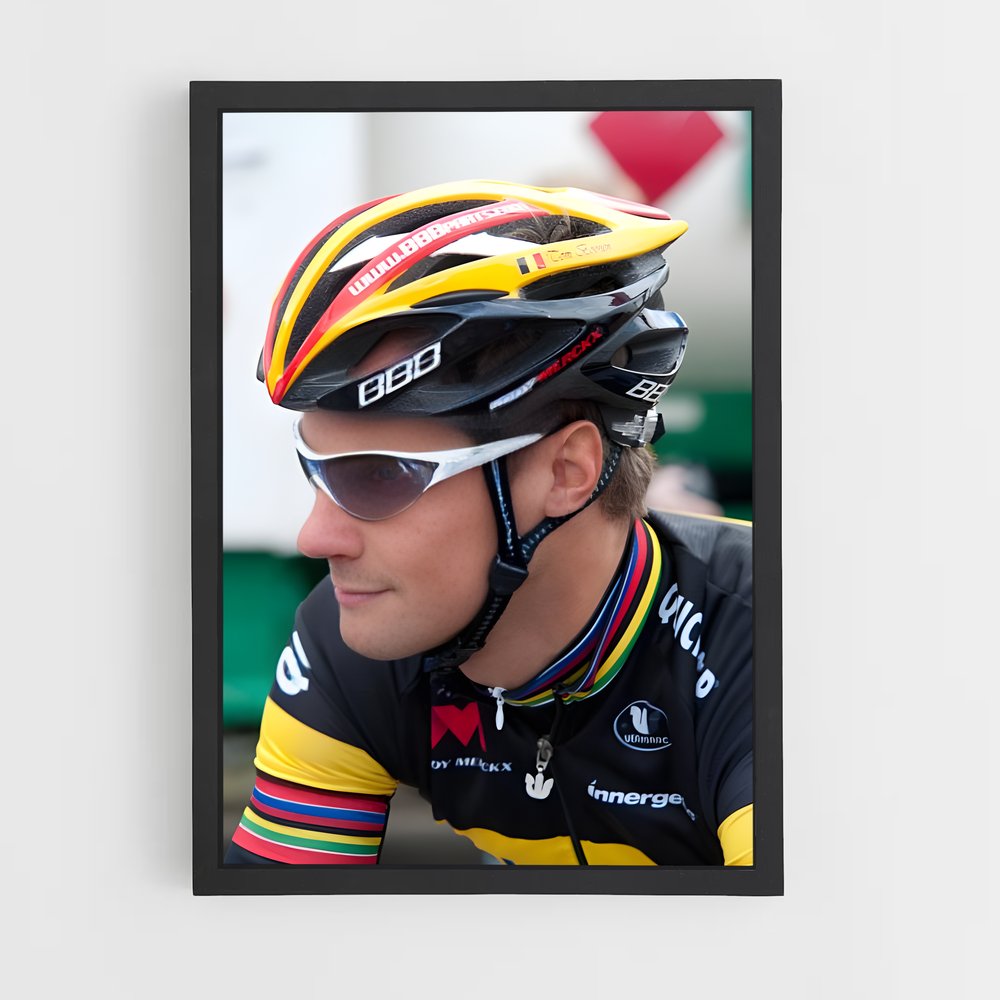 Poster Tom boonen cyclistes – affiche Cyclisme (vue 2)